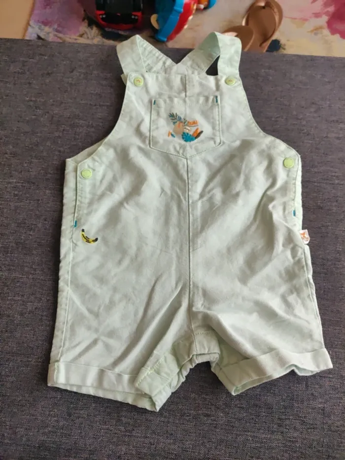 Salopette short