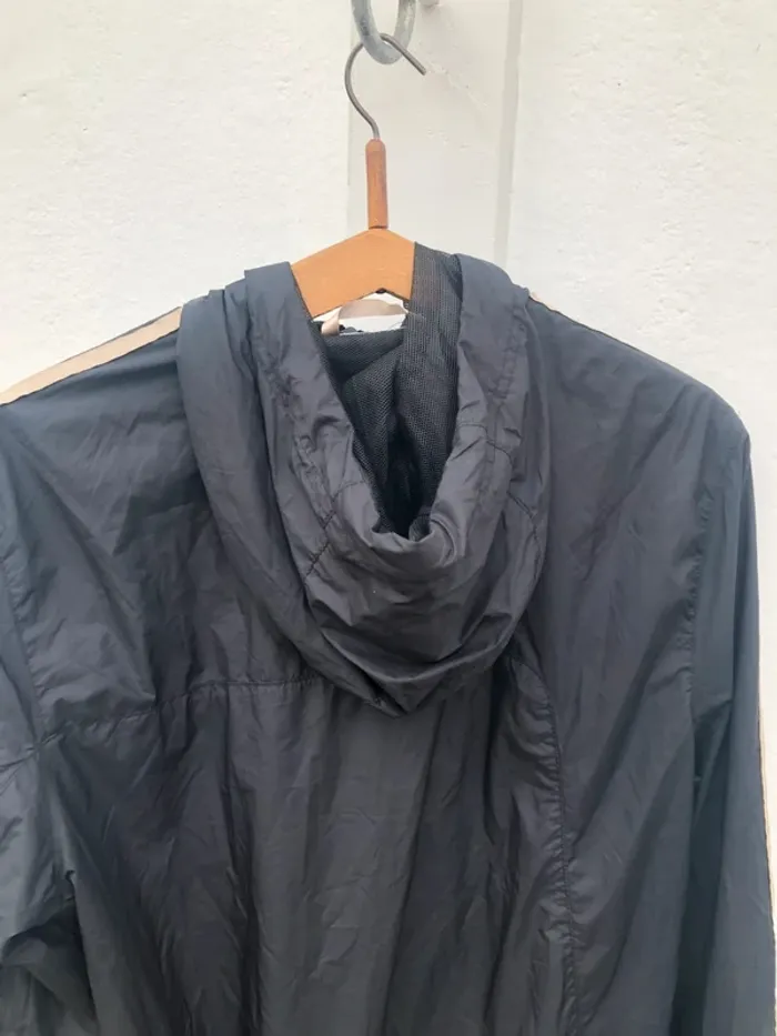 Adidas windbreaker track jacket black golden Mens S - photo numéro 11