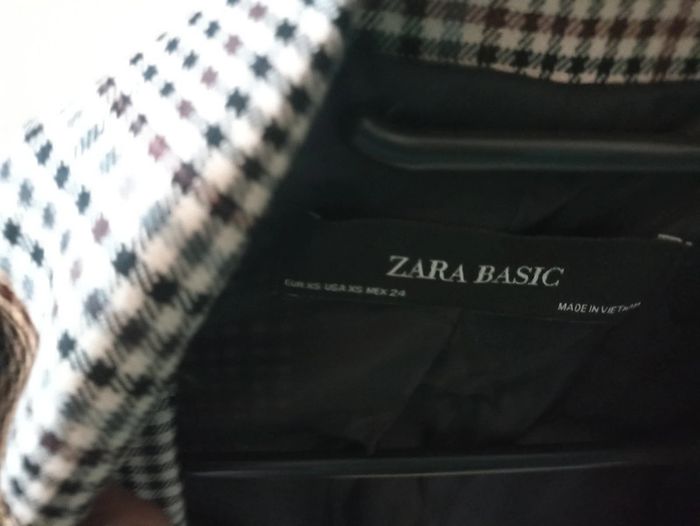 Blazer Zara XS carreaux - photo numéro 2