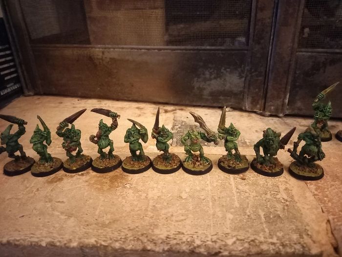 10 plaguebearers metal oop chaos nurgle warhammer