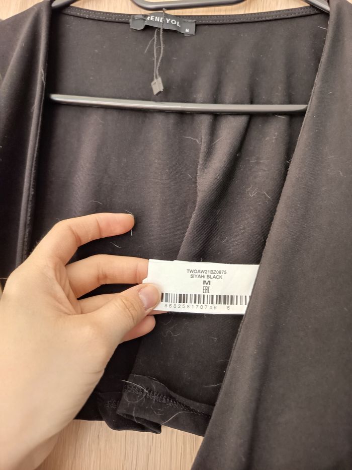 Top boléros noir qui se croise neuf Trendyol - Taille M 38 - photo numéro 5