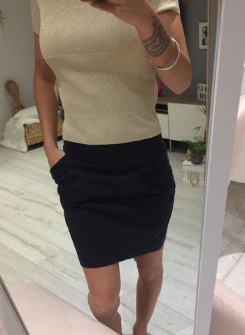 Jupe à pinces habillée