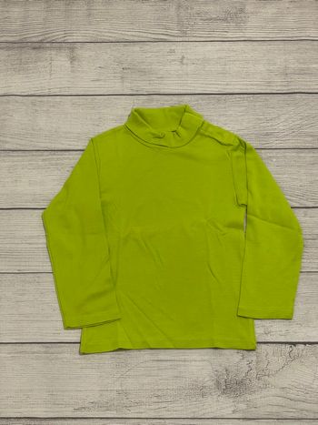 Kiabi - t shirt col roulé - Vert - 5 ans