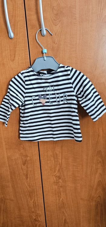 Tee-shirt longues manches 3 mois