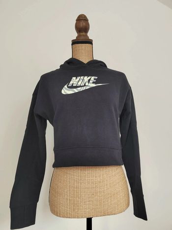 Sweat avec capuche Ecriture NIKE sur le devant Taille 156 - 166 cm Noir Excellent état