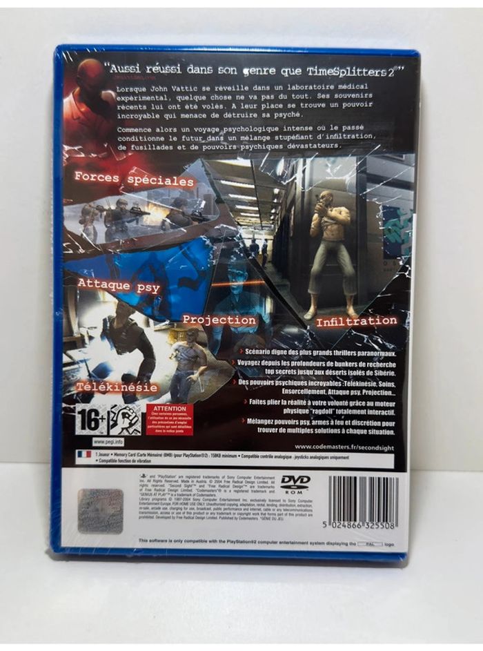 Second Sight PlayStation 2 PS2 - photo numéro 2