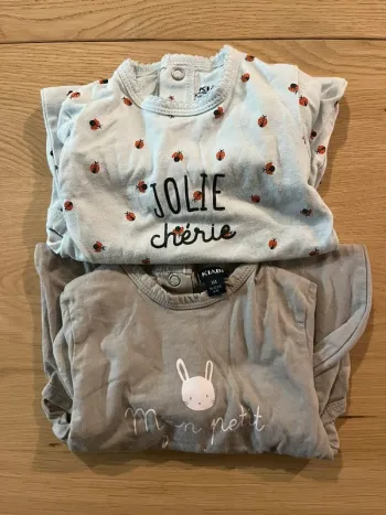 Lot 2 pyjamas léger - Kiabi - 3 mois