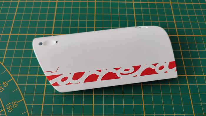 Panneau de portière droite 87A n°87 pièce détachée Porsche 911 Carrera RS 2.7 1/8 1/8ème Altaya #B37