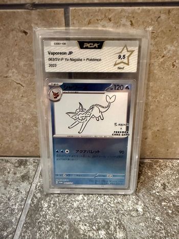 Carte pokemon aquali Nagaba PCA 9,5
