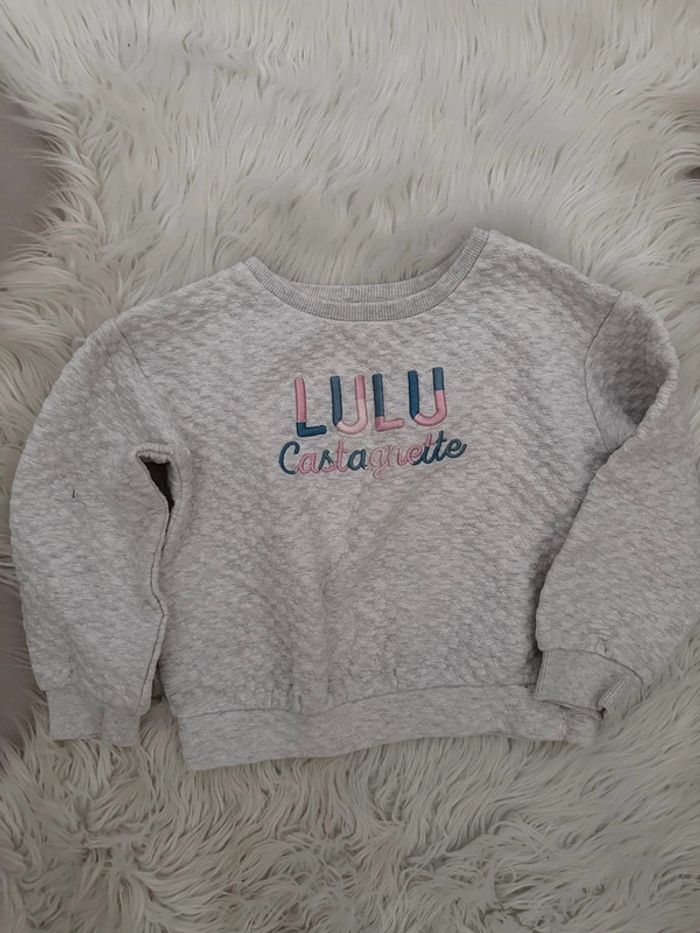Pull lulu castagnette 4ans