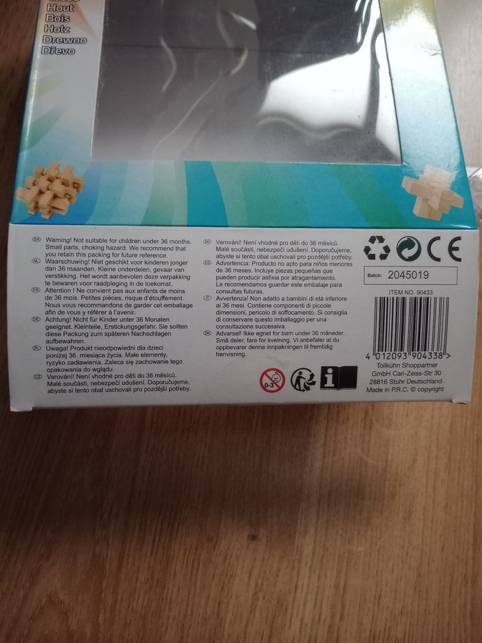 Jeu casse tête bois - photo numéro 3
