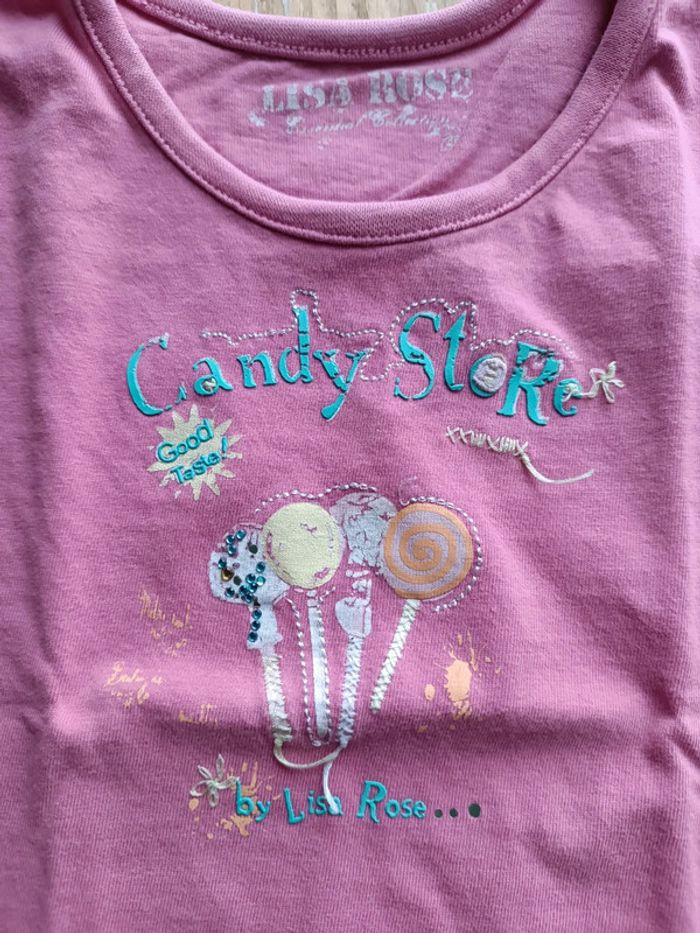 T-shirt rose 4 ans - photo numéro 3