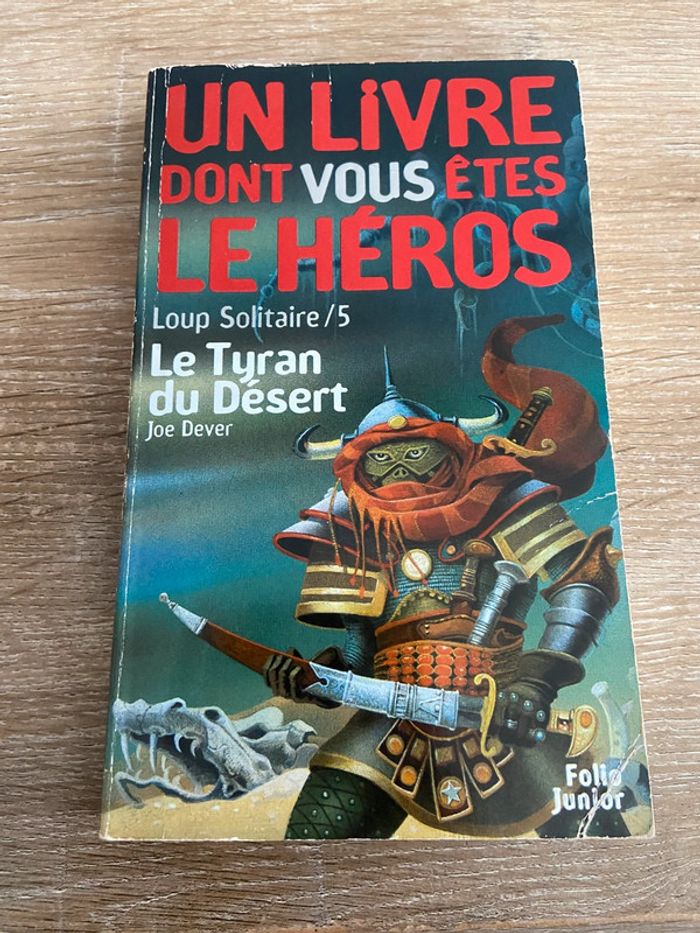 Le tyran du désert un livre dont vous êtes le héros