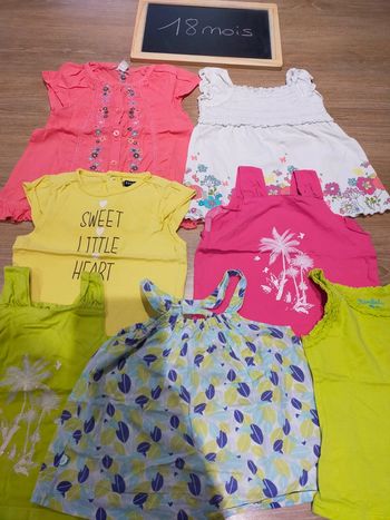 T-shirts/ debardeurs manche courte fille