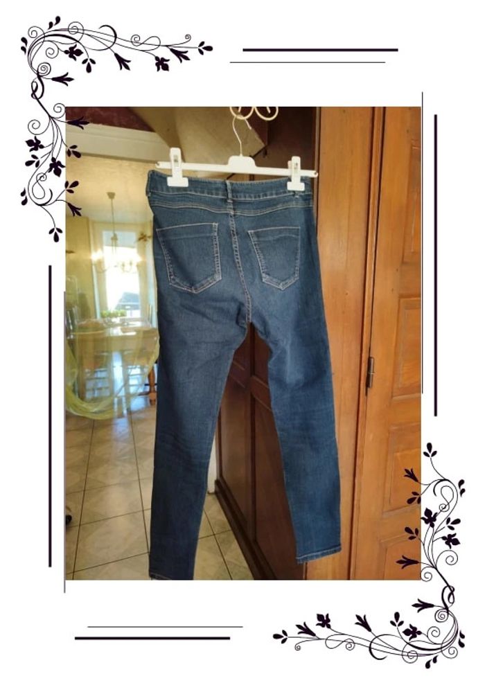 Jeans bleu foncé coton Grain De Malice M/38 - photo numéro 10