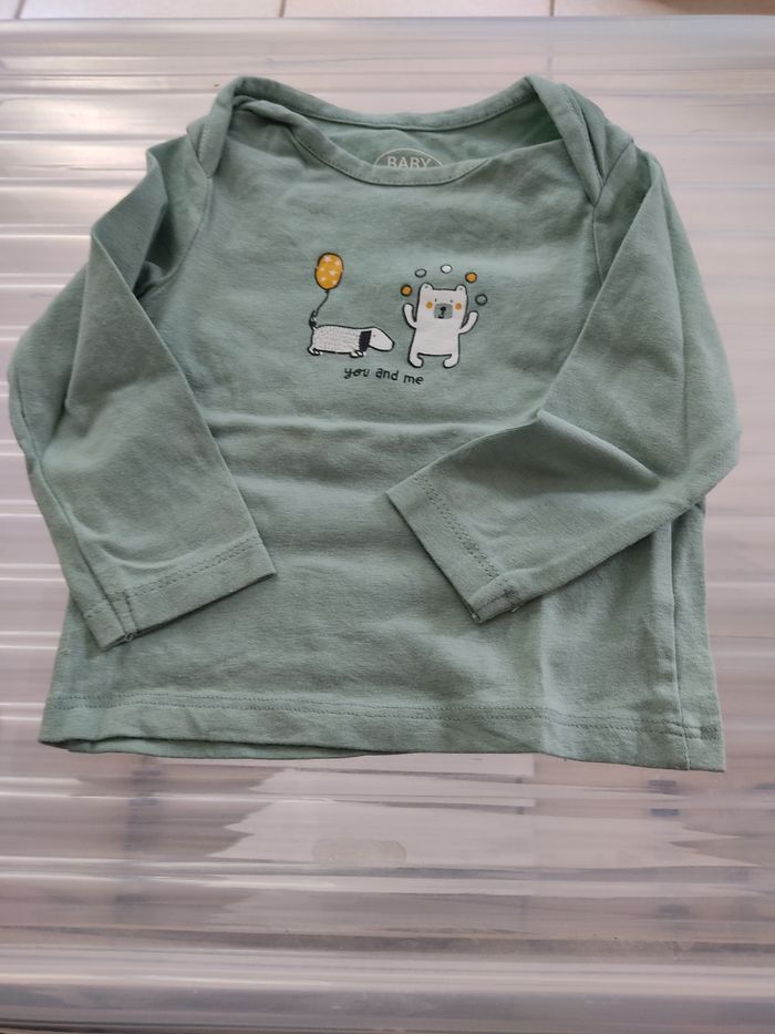 T-shirt manche longue 3 mois