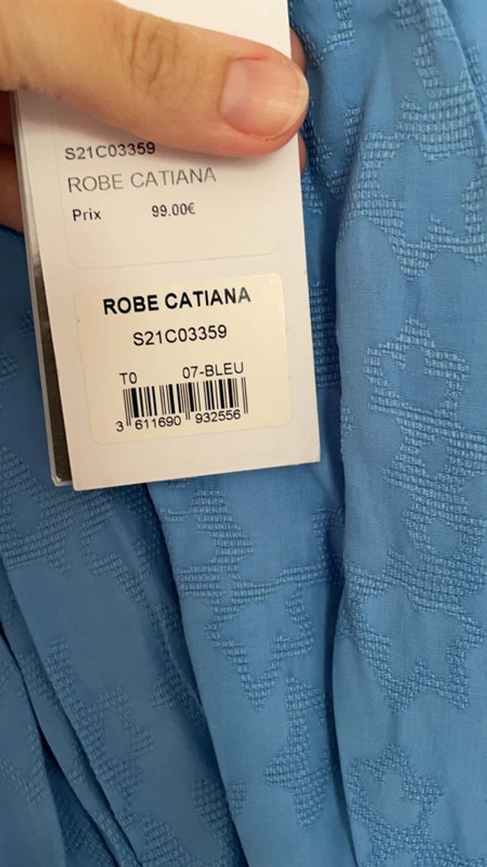 Robe bleue taille 0 - photo numéro 2