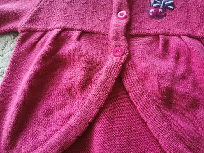 Robes et gilets bébé 18 mois lot de 4 habits roses - photo numéro 9