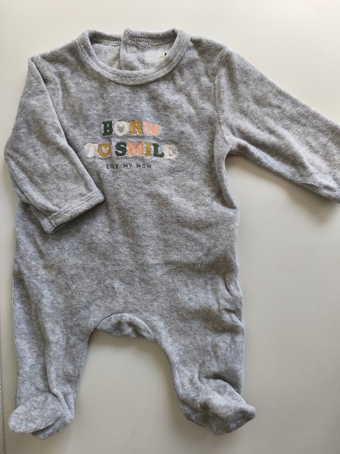 Lot de 2 pyjamas 1 mois - photo numéro 3