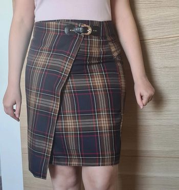 Jupe crayon carreaux