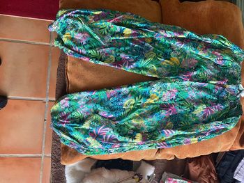 Bas souple multicolore