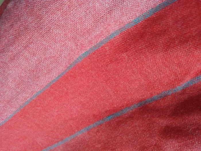 Jupe skirt falda vintage rayée rayures stripes rouge printemps spring automne vintage - photo numéro 2