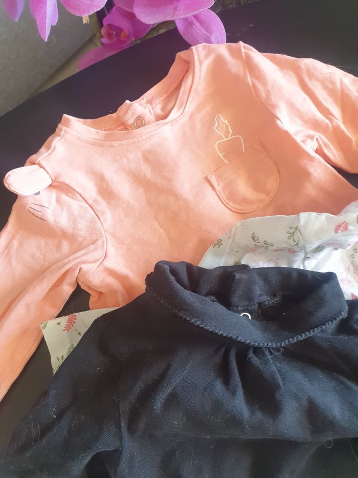 Lot 3 t-shirt manche longue - photo numéro 3