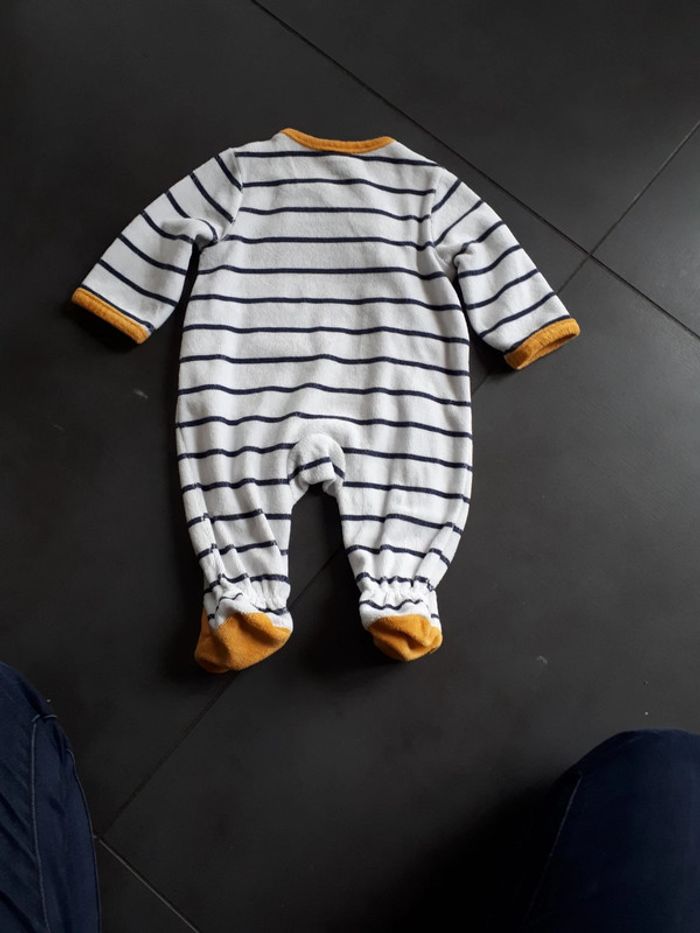 Grenouillère velours Orchestra 1 mois - photo numéro 4