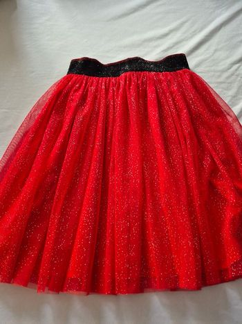 Jupe tulle rouge 10 ans