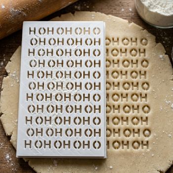 Emporte-pièce Noël HO HO HO pour Biscuits et Sablés Découpoir