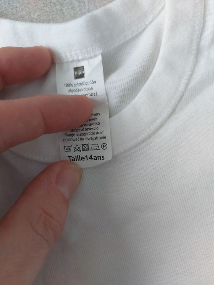 Lot de 2 maillots de corps neuf Tissaia - photo numéro 4