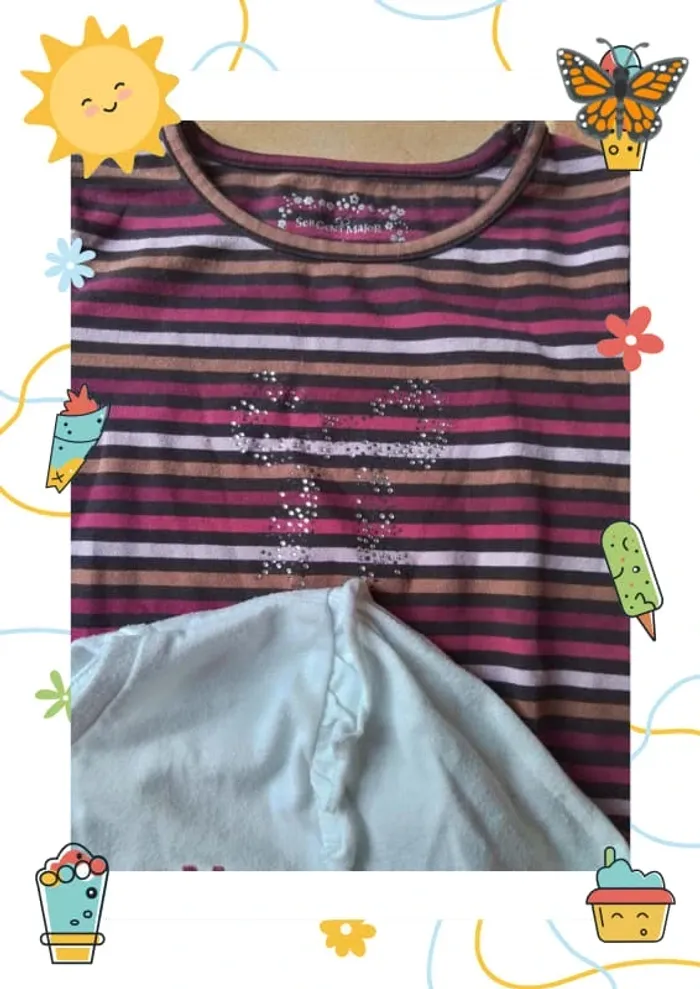 Lot de 2 tee shirt manches longues - photo numéro 5