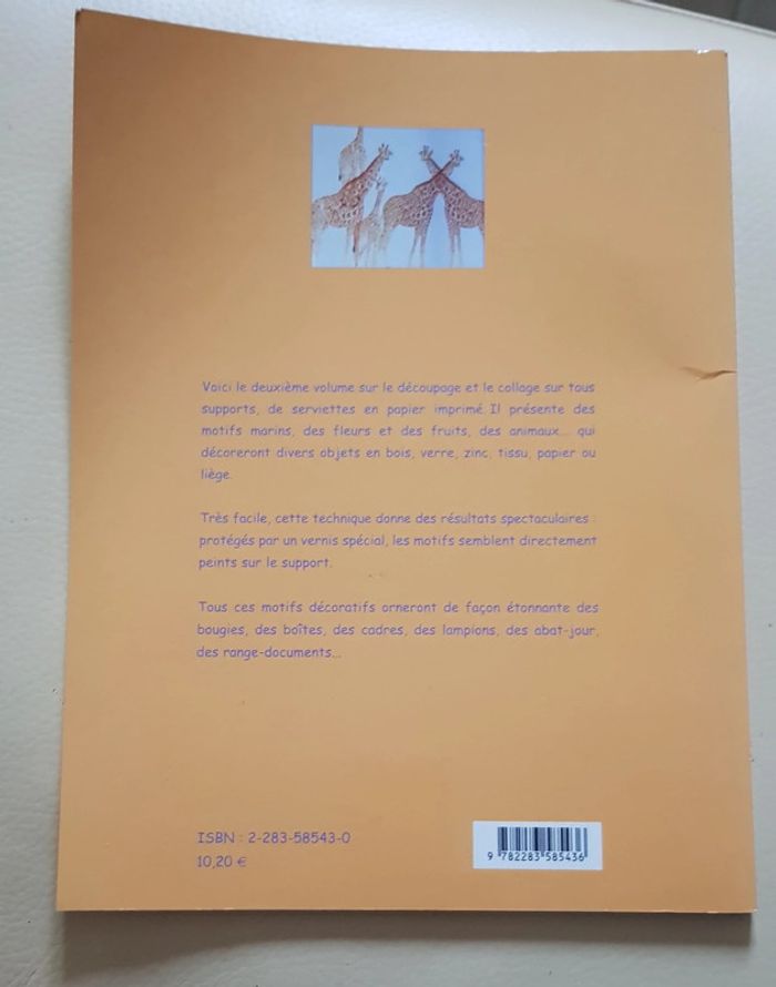 Livre loisirs créatifs,  Collage de serviettes en papier - photo numéro 2