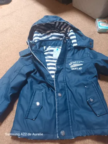 Veste/imper epaisse 24mois