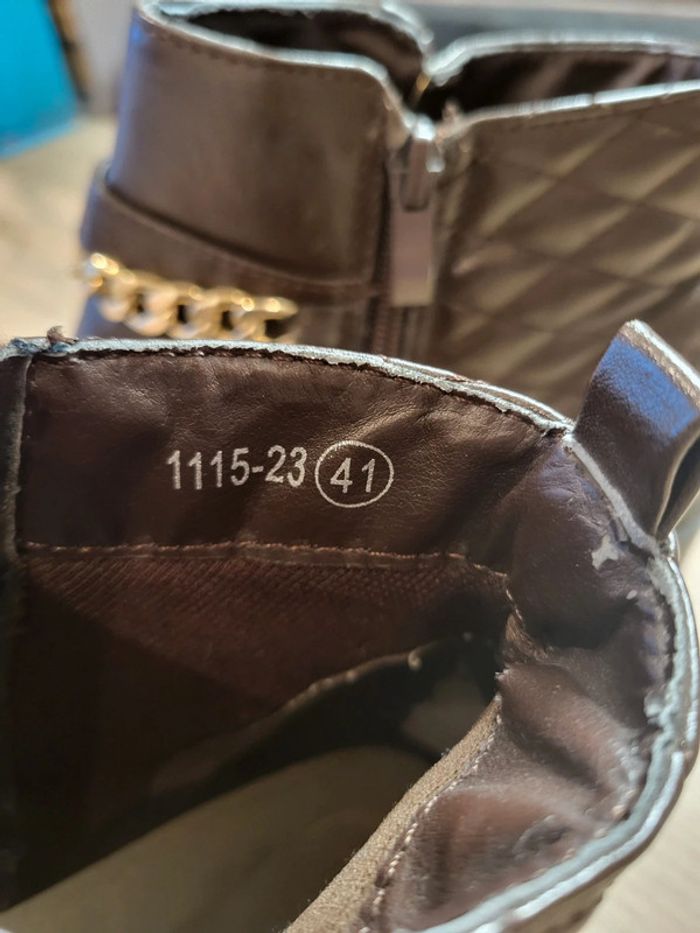 Bottines marrons - photo numéro 4