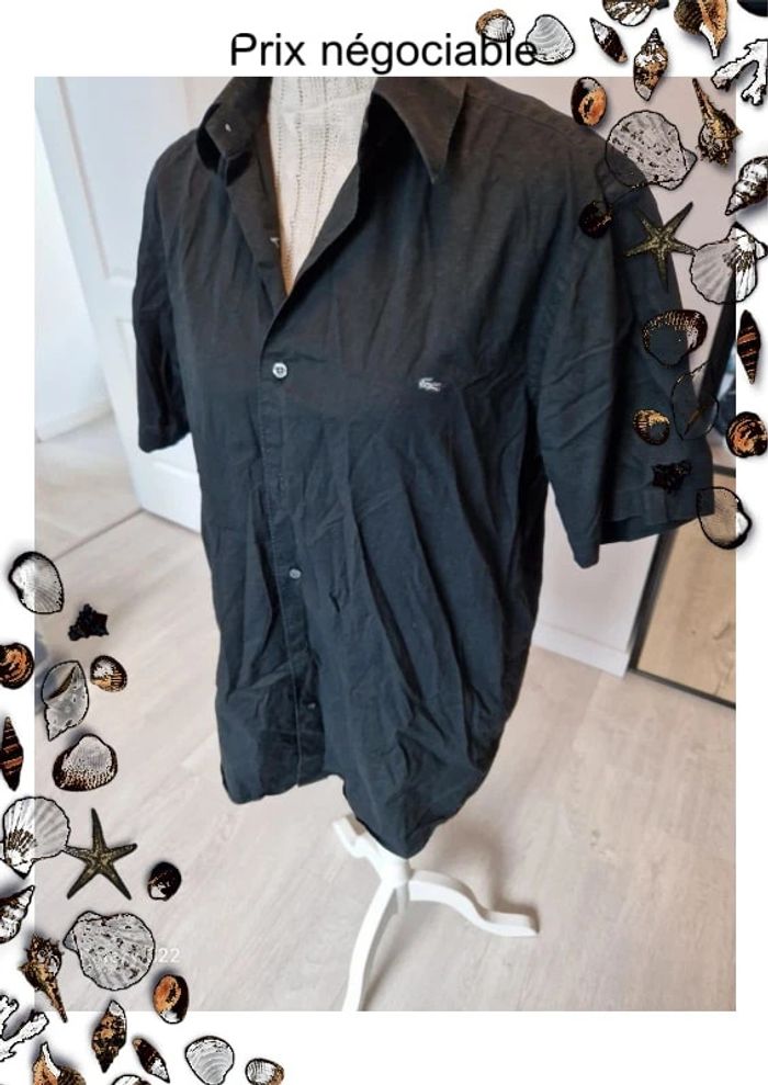 🌈 Chemise homme manche courte "Lacoste" Taille 42/44 très bon état 🌈 - photo numéro 2