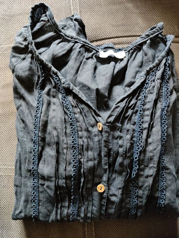 Chemise lin taille L - photo numéro 3