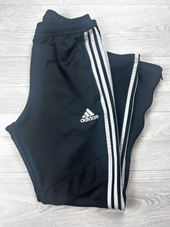 Jogging Adidas homme noir aeroready bandes blanches taille M sport training running