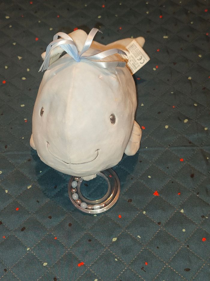 Peluche musicale baleine bleue