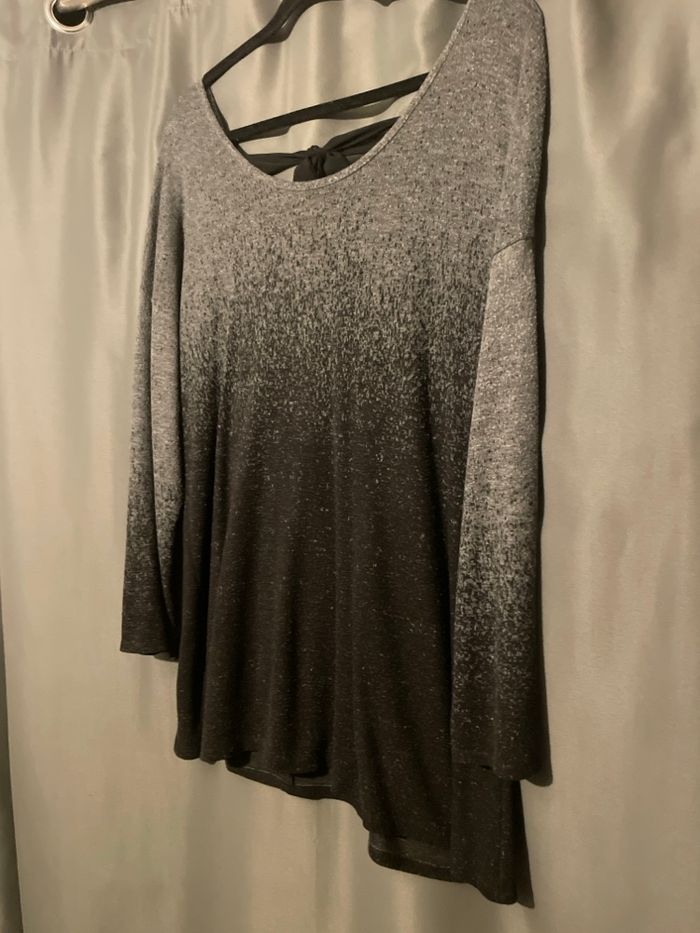 Pull T42 gris et noir