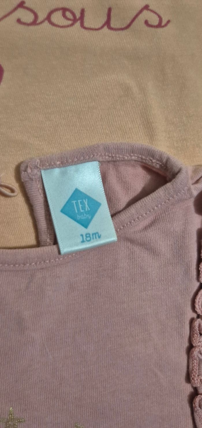 Lot t-shirts ML 18 mois - photo numéro 3