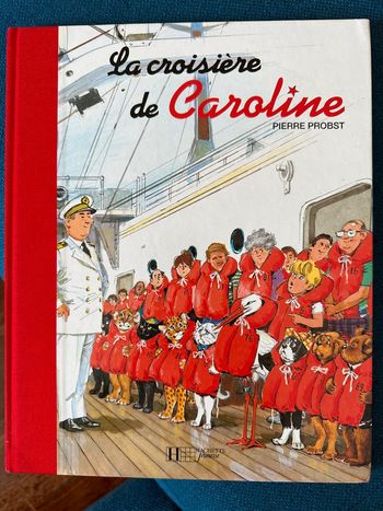Album édition limitée Caroline La Croisière reliure rouge bd livre rare vintage Pierre probst