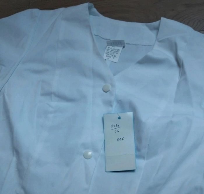 Blouse longue prof de santé Rozen manches longues taille M - photo numéro 4