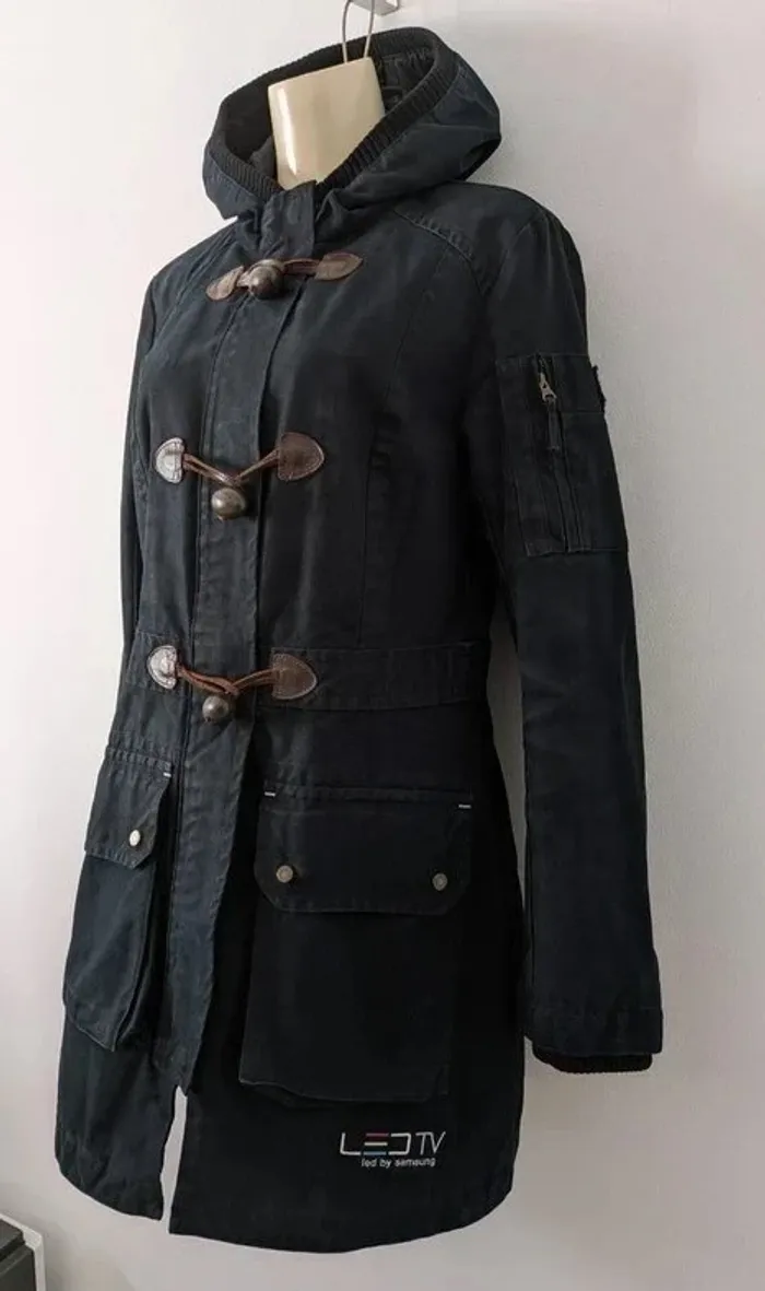 Manteau parka avec capuche - Eden Park - taille 38 - photo numéro 4