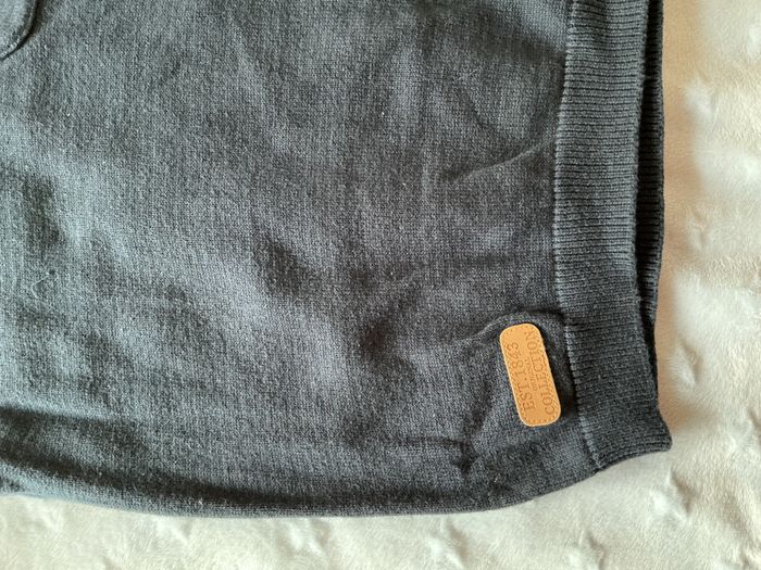 pull sans manches marine poche poitrine 5 ans kiabi - photo numéro 5