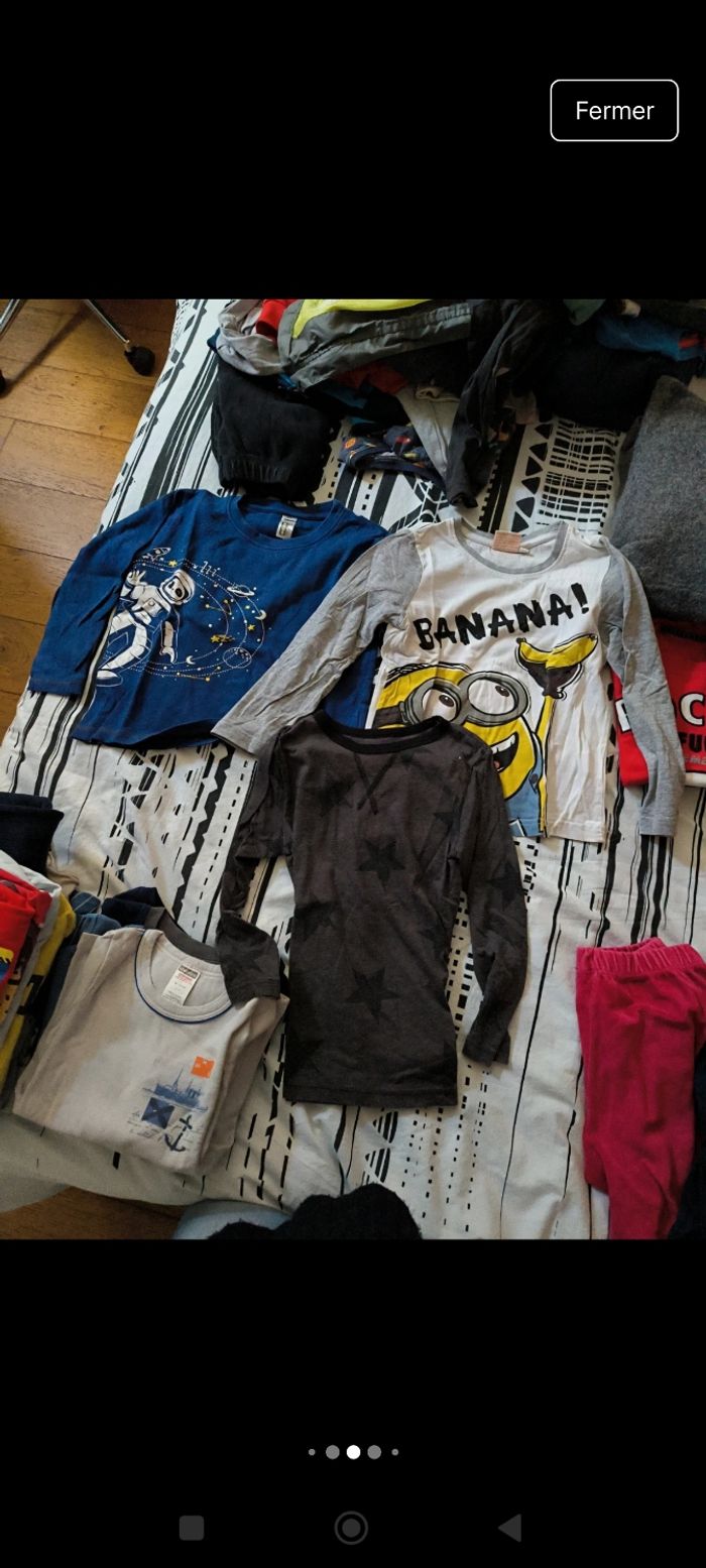 Gros lot vêtements garçon taille 5 ans - photo numéro 7