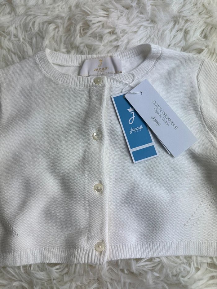 Cardigan cérémonie bébé fille Jacadi taille 36 mois - photo numéro 2