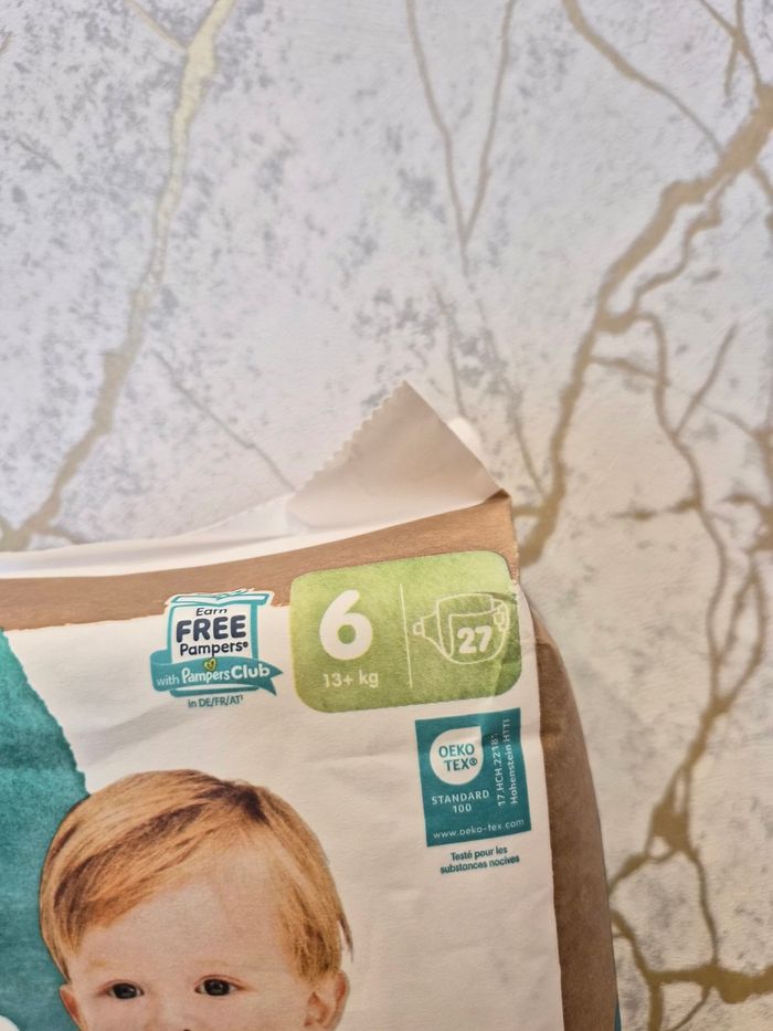 Couche Pampers Harmonie T6 x27 neuf - photo numéro 4