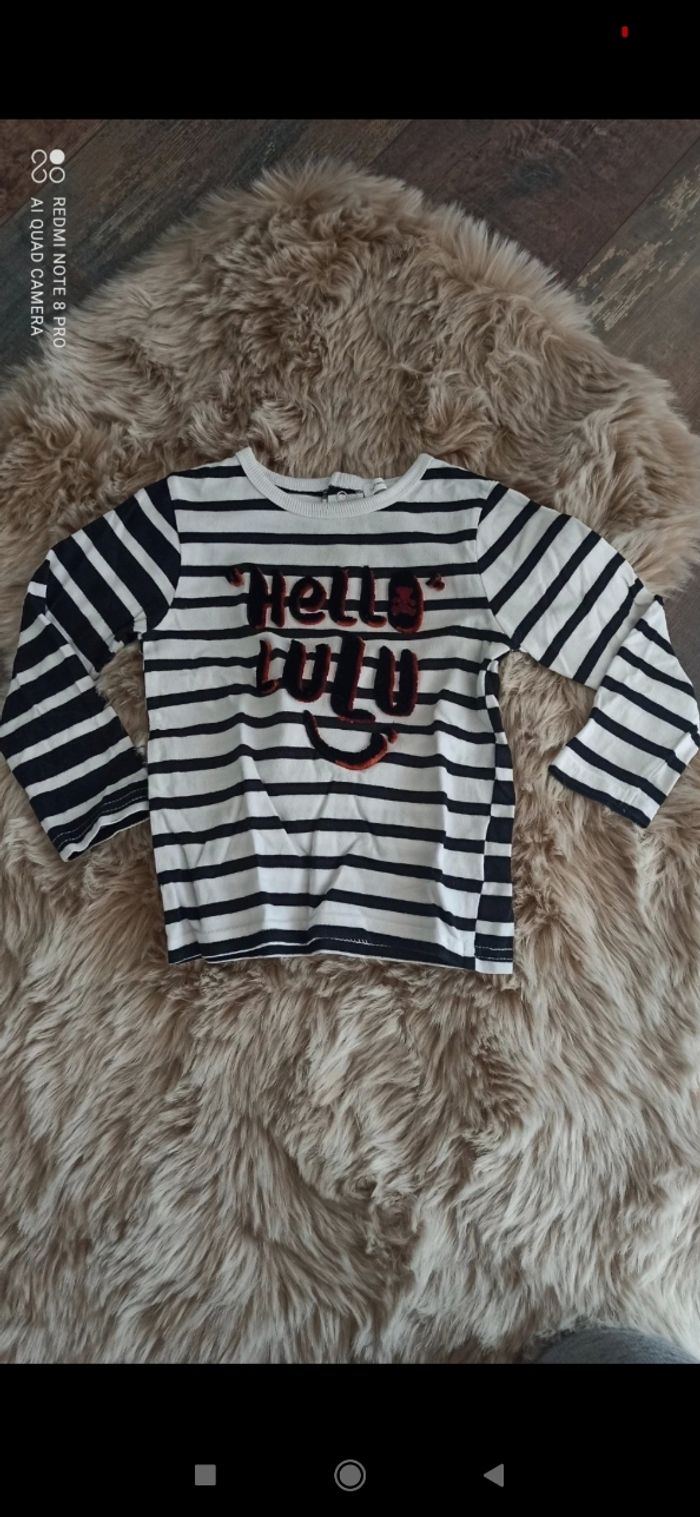 Tee shirt manches longues Lulu castagnette
