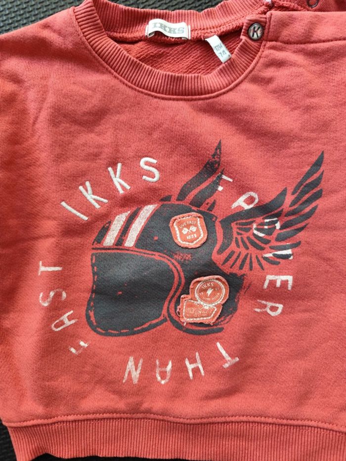 Sweat IKKS taille 12 mois - photo numéro 3